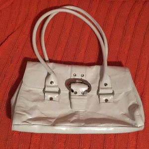 Gorgeous white leather bag!  Perfect condition!